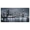 Designart - Panorama New York City at Night - Cityscape Canvas Print